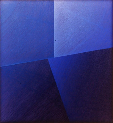 Senza titolo", acrilico e olio su tela, 100x100 cm, 1980